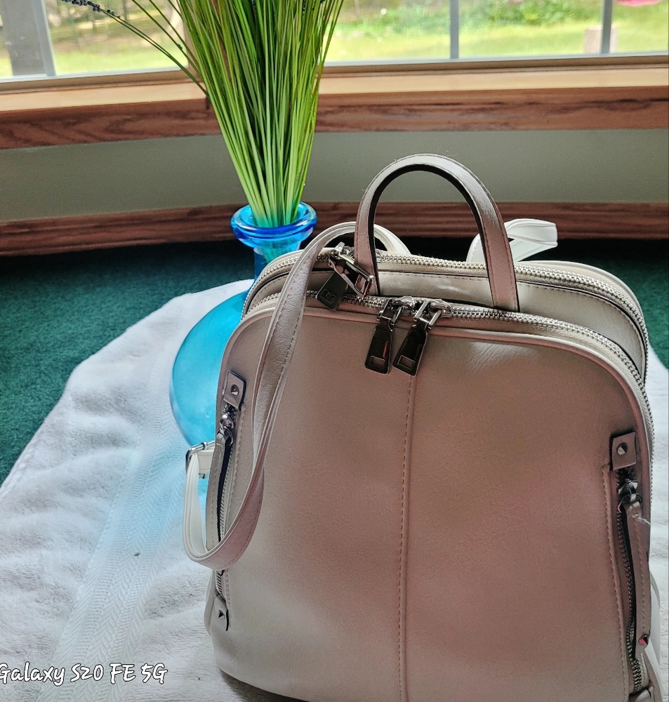 INC International Concepts Cream Backpack